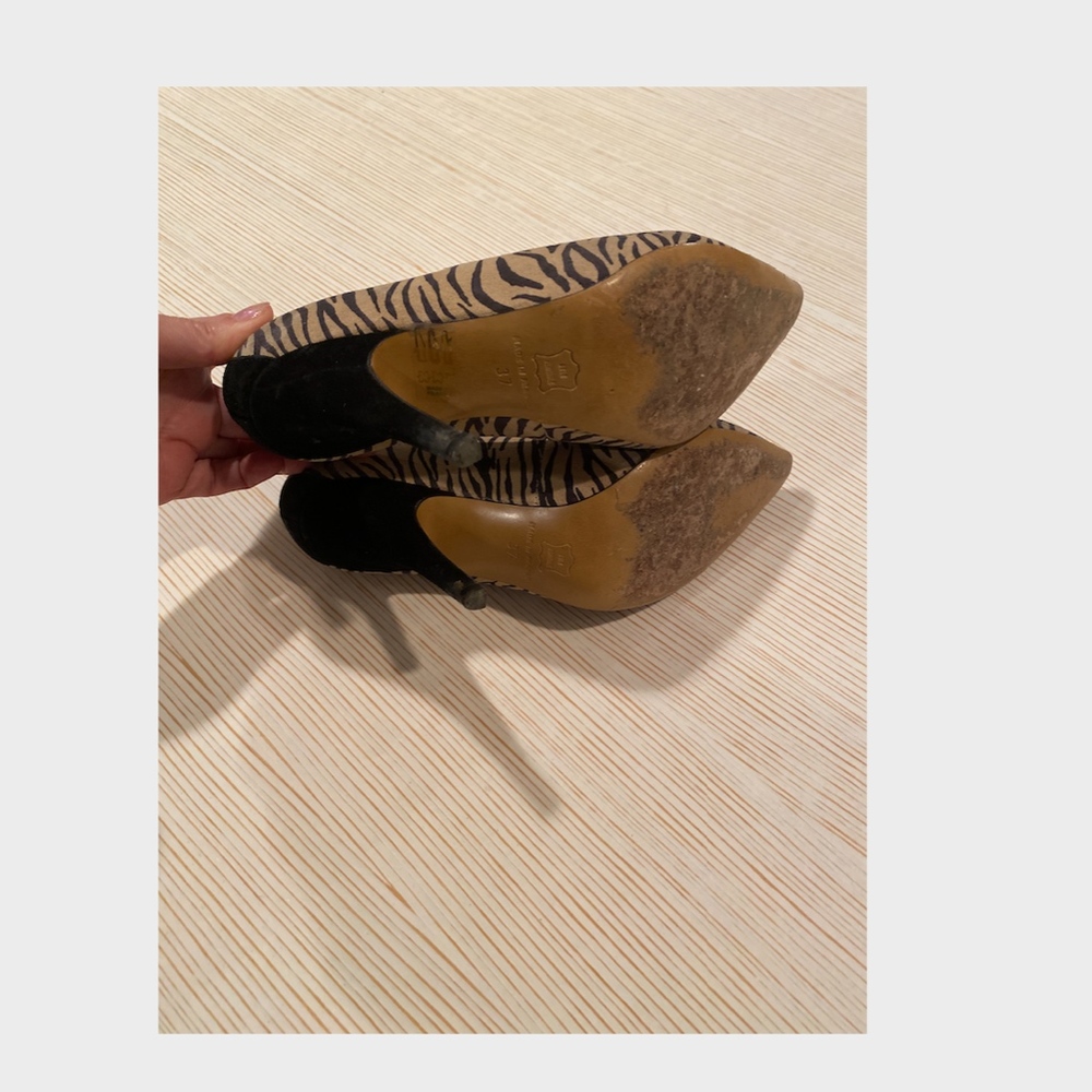 Isabel Marant Suede Zebra Print Pumps 37 - Picture 6 of 8